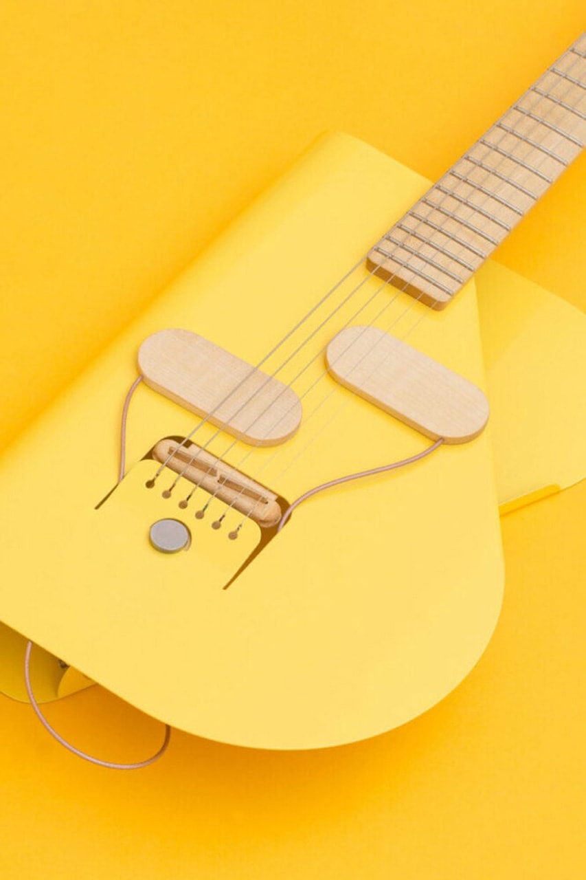 Verso Instruments Wraps Cosmo Electric Guitar in Vibrant Metal Sheet acoustic 