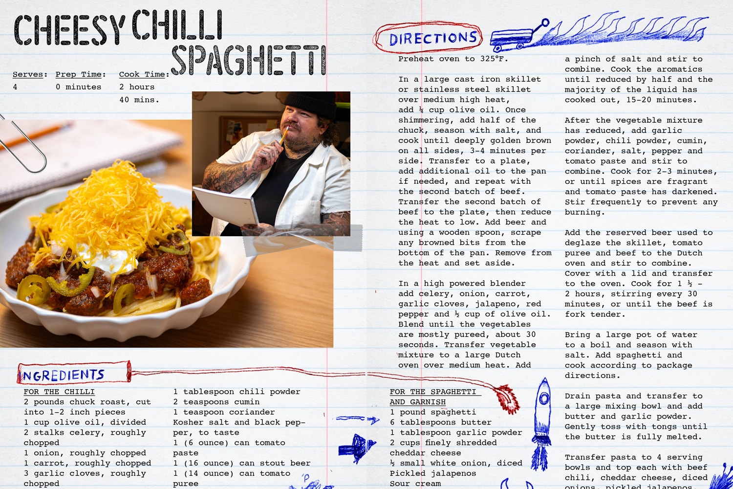WeTransfer Matty Matheson 'Cookin' Somethin' for College' Free Digital Cookbook Info