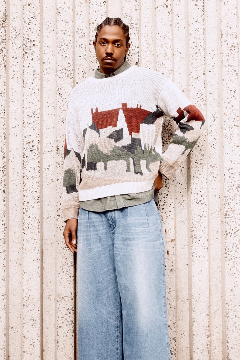 WIND AND SEA FW23 is a European Travel Dream takashi kumagai japan europe landscape culture streetwear skate minimal water jacket denim knitwear crochet