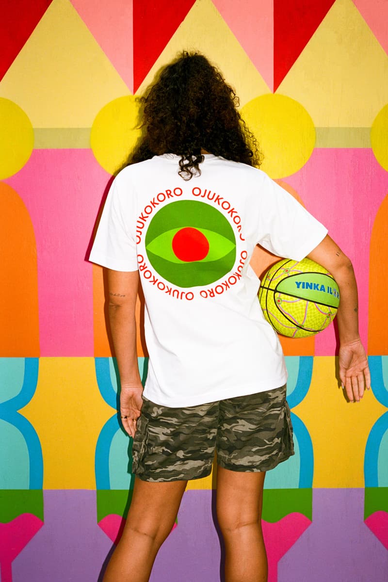 Yinka Ilori Yinka Ilori's 'Ojukokoro' Collection Is About More Than Just Basketball U.S. debut moma mcm frieze design art features interview exclusive uk london british artist designer t shirt apparel release nigerian greed vibrant color pop mindful homeware home objects umbrella pillow rug cushion water bottle yoruba language