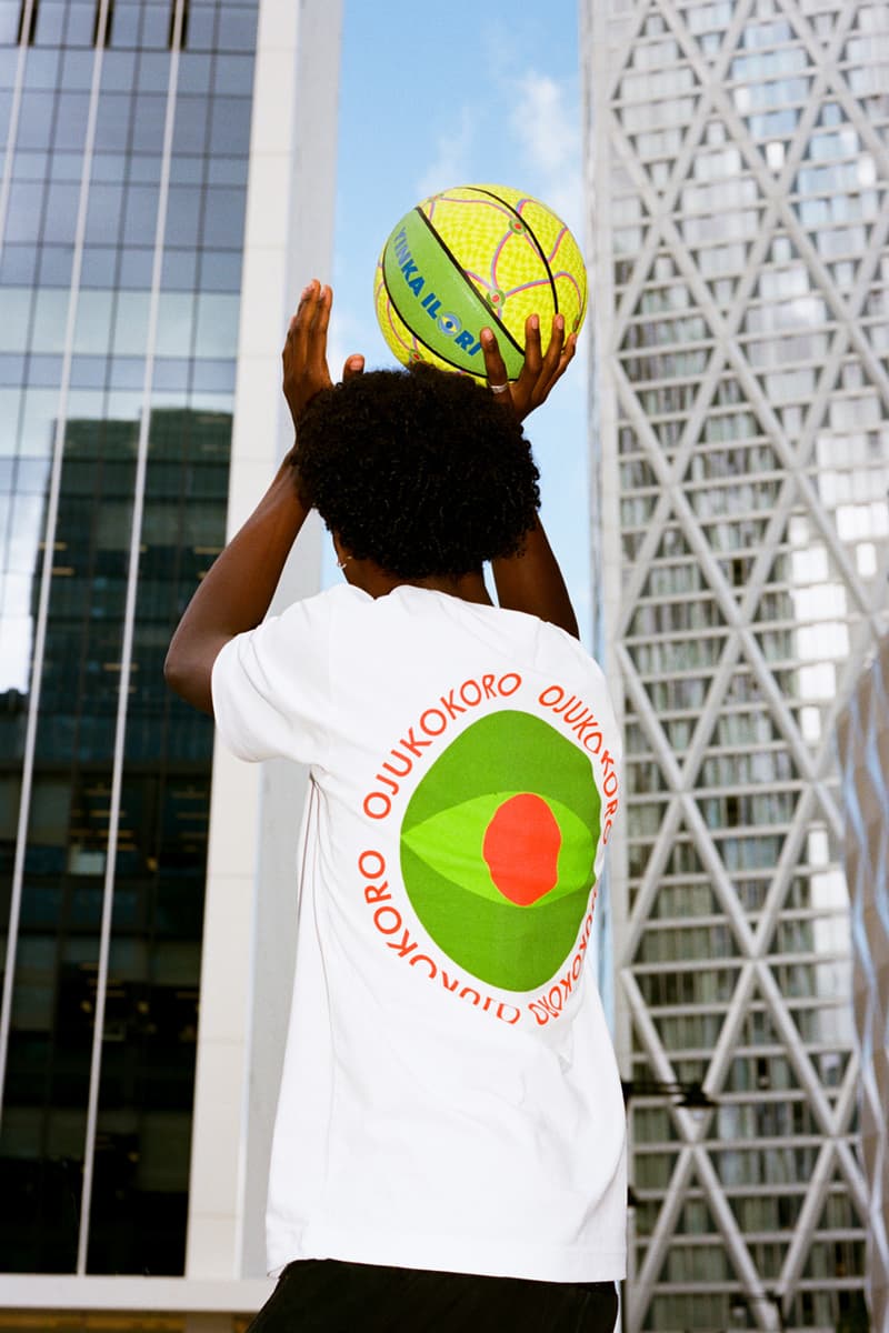 Yinka Ilori Yinka Ilori's 'Ojukokoro' Collection Is About More Than Just Basketball U.S. debut moma mcm frieze design art features interview exclusive uk london british artist designer t shirt apparel release nigerian greed vibrant color pop mindful homeware home objects umbrella pillow rug cushion water bottle yoruba language