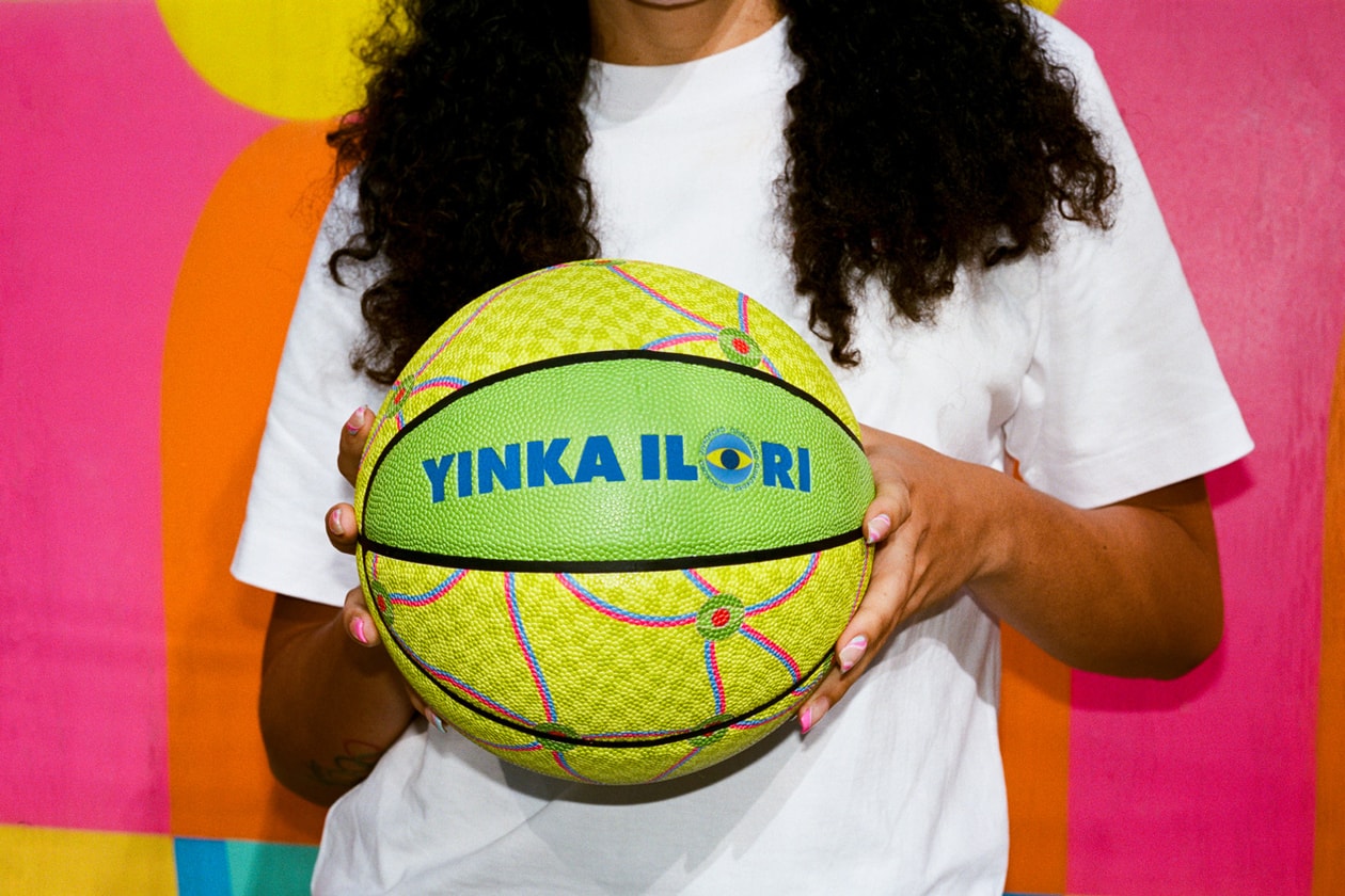 Yinka Ilori Yinka Ilori's 'Ojukokoro' Collection Is About More Than Just Basketball U.S. debut moma mcm frieze design art features interview exclusive uk london british artist designer t shirt apparel release nigerian greed vibrant color pop mindful homeware home objects umbrella pillow rug cushion water bottle yoruba language