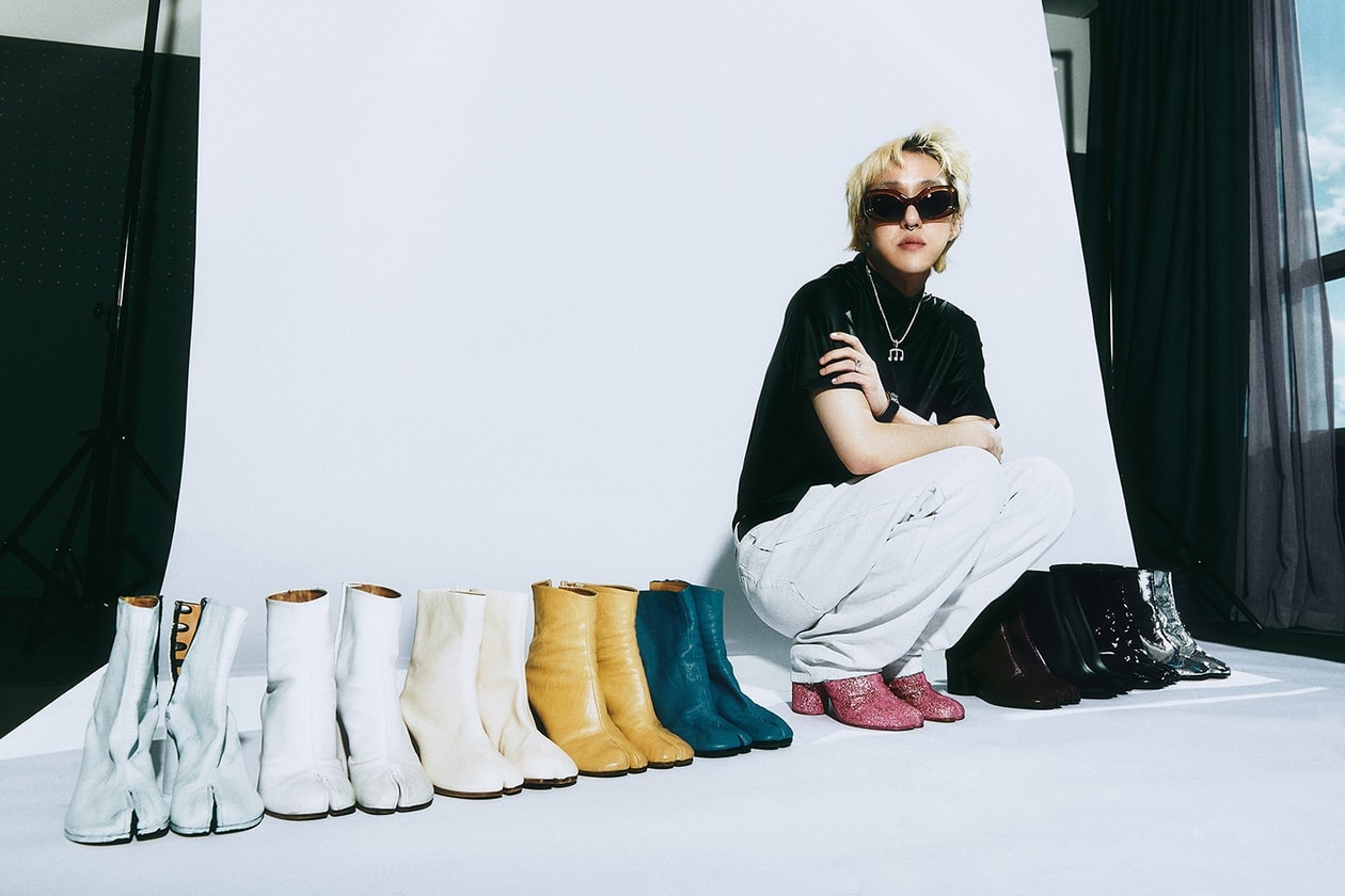 sole mates zion t maison margiela tabi ankle boot interview conversation k pop star