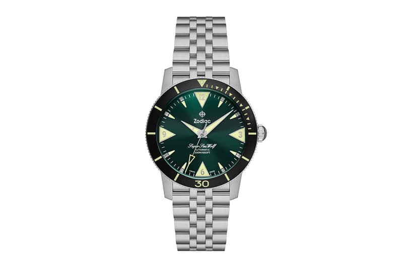 Zodiac Green Super Sea Wolf Skin Diver Release Info