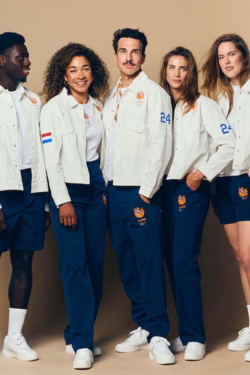 DENHAM Official Fashion Wear Partner for Netherlands Olympic Paralympic Team Sports Paris Clothing Streetwear 