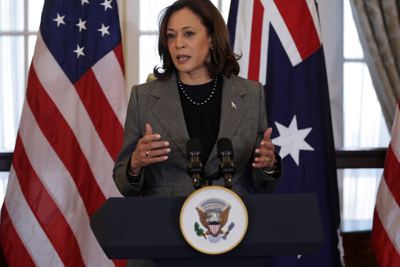 biden harris administration kamala ai safety institute us policy development technology announcement 