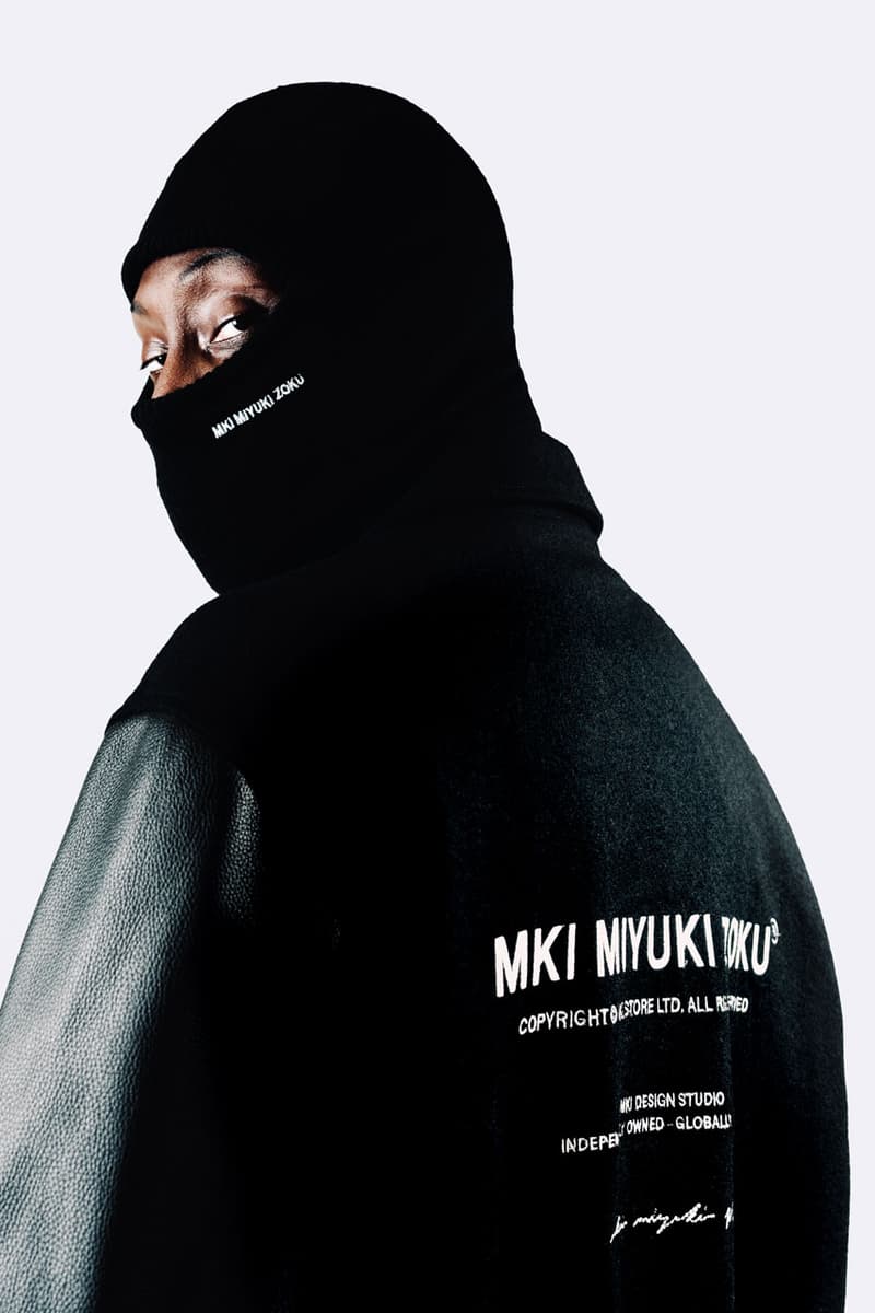 MKI MIYUKI ZOKU Fall Winter 2023 Suiting Collection Fashion Leeds Yorkshire Contemporary Puffer Hoodie Balaclava Leeds UK