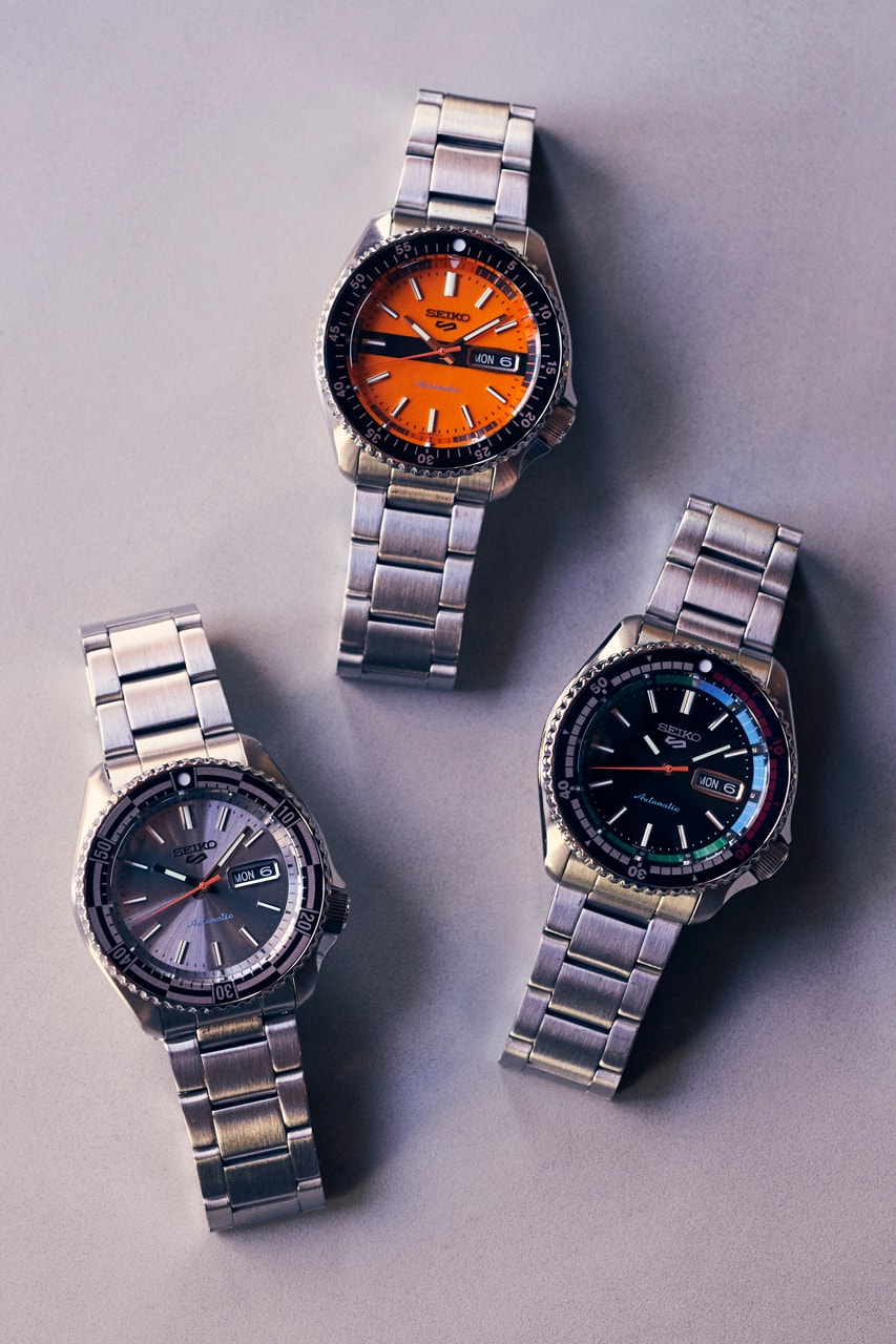 Seiko 5 Sport Retro Color Collection 55th Anniversary SRPK11K1 SRPK13K1 SRPK09K1 Retro Timepieces Japanese Watchmaker SRPK17