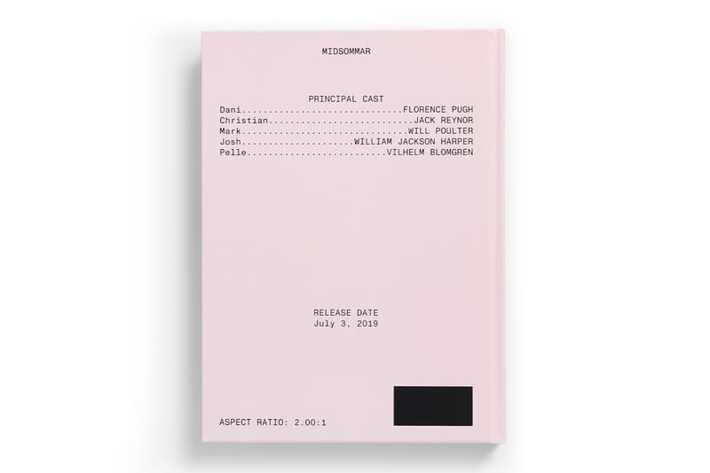 A24 Midsommar Merch Collection screenplay book patch Release Info