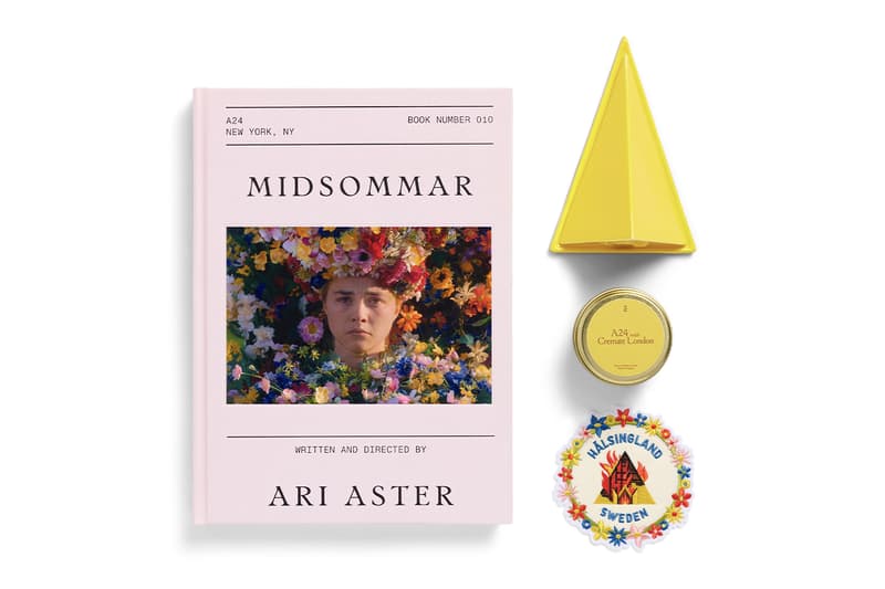 A24 Midsommar Merch Collection screenplay book patch Release Info