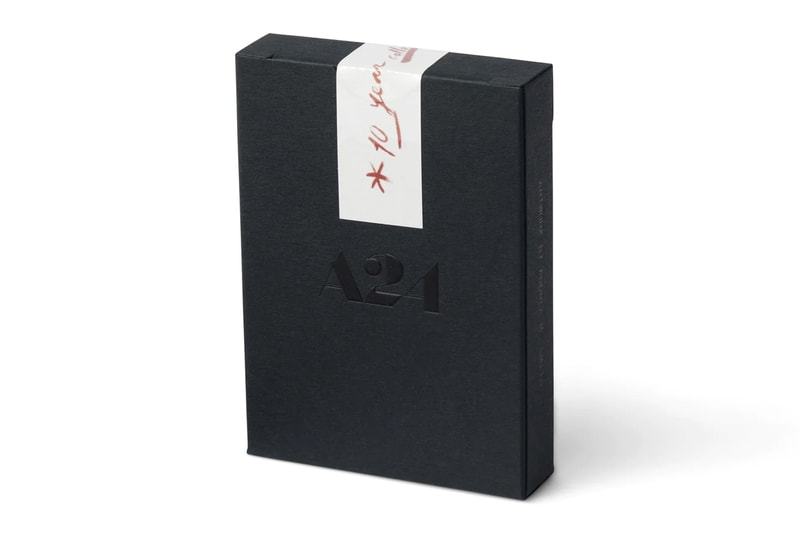 A24 Playing Cards 10 Year Collector's Set Release Info