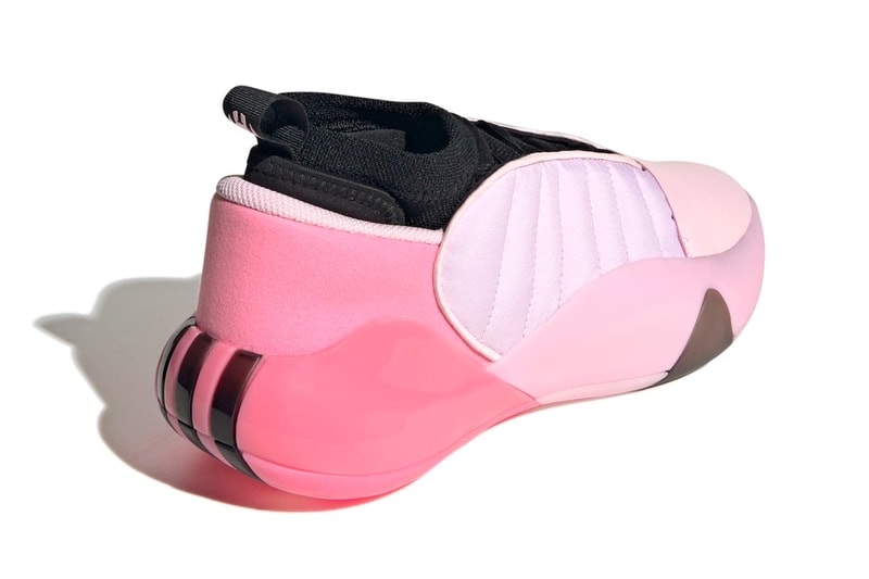 The adidas Harden Vol. 7 Is Pretty in "Pink" in Upcoming Release IH7707 James harden release info los angeles clippers nba basketball