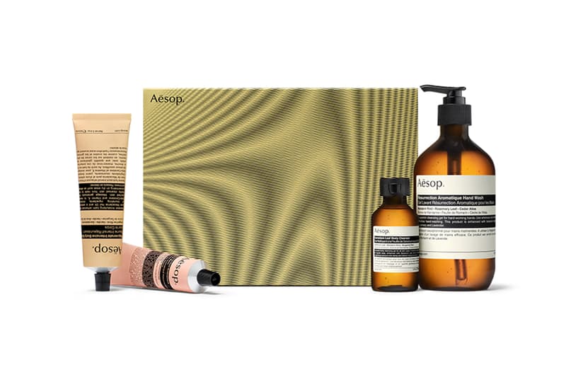 Aēsop “Resonant Gestures” Festive Gift Kits Release Info