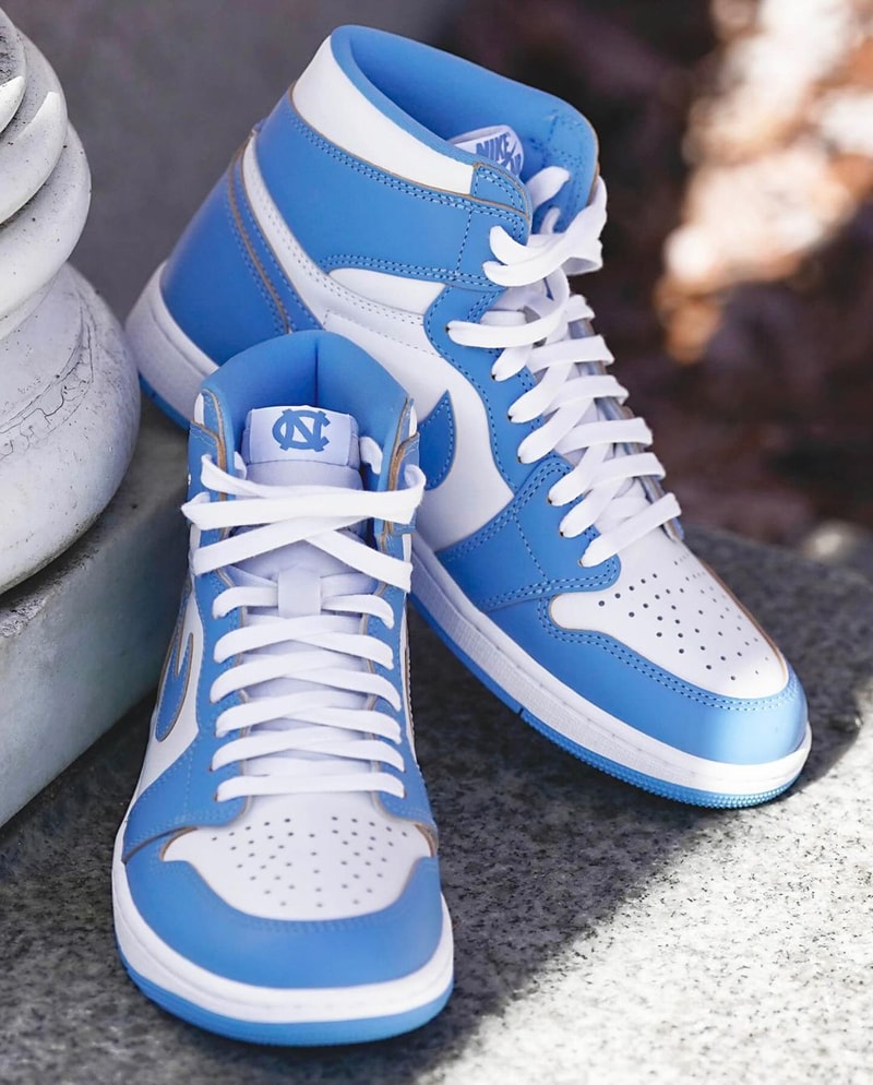 air michael jordan brand 1 unc tar heels pe 2023 womens basketball team official info photos release date price