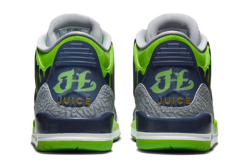 Air Jordan 3 Doernbecher "Hugo" Has an Official Release Date FZ3030-919 green blue navy elephant print