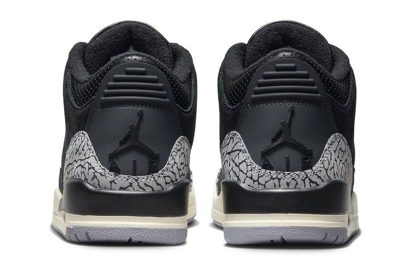 Выпуск Air Jordan 3 Off Noir запланирован на этот месяц. CK9246-001 Off Noir/черный-кокосовое молоко-цементно-серый.