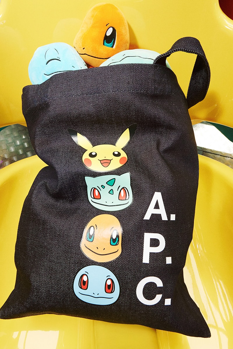 A.P.C. 'Pokemon' Interaction 21 Capsule Collection Collaboration Release Info