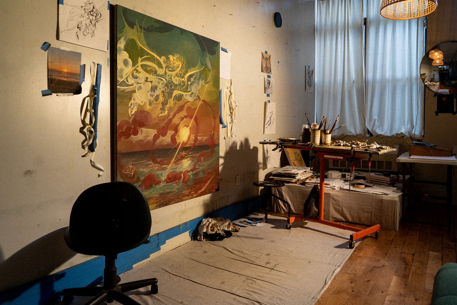 asif hoque hypeart visits paintings art artwork