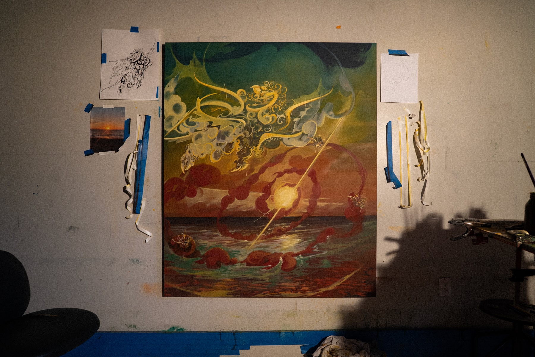 asif hoque hypeart visits paintings art artwork