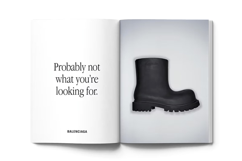 Balenciaga Delivers Tounge-in-Cheek "It's Different" Campaign