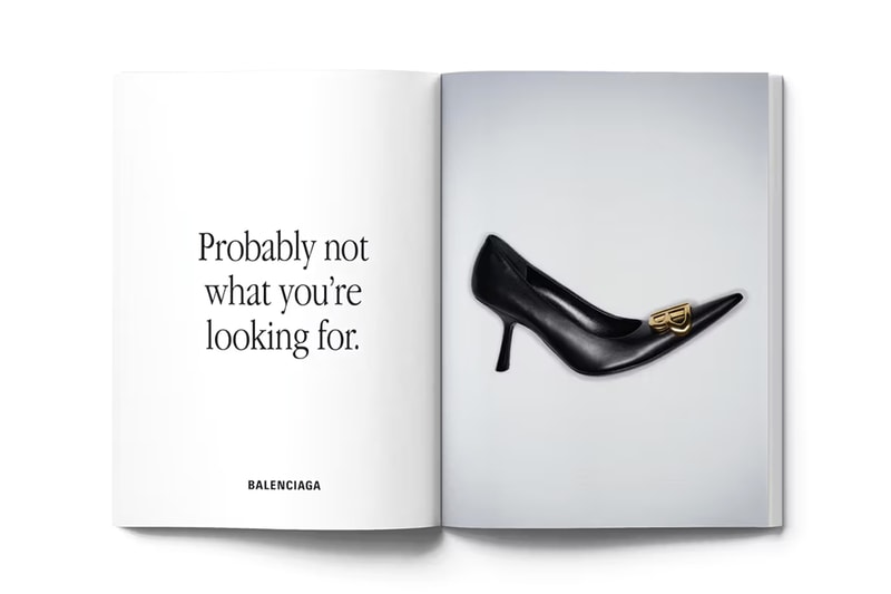 Balenciaga Delivers Tounge-in-Cheek "It's Different" Campaign