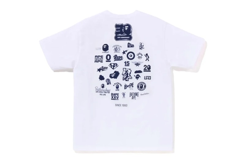 BAPE 30th Anniversary Capsule sneakerwolf Collaboration Release Info 