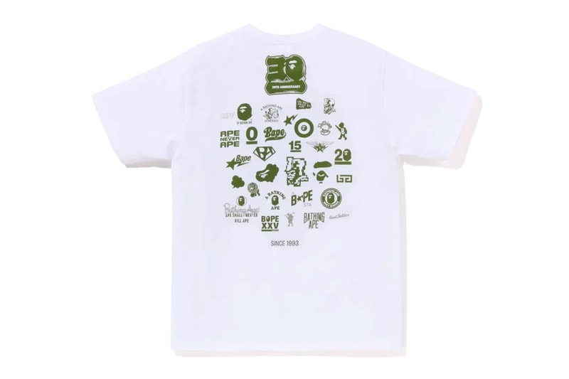 BAPE 30th Anniversary Capsule sneakerwolf Collaboration Release Info 