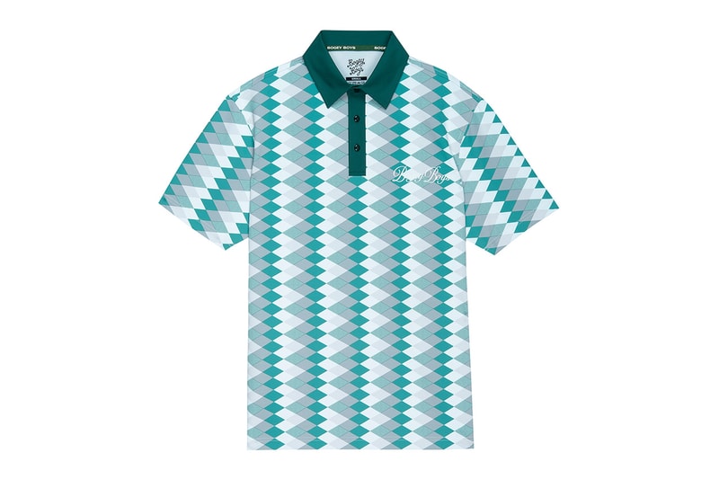 bogey boys holiday 23 collection golf polo long sleeve hat jacket bomber t shirt green brown white pattern