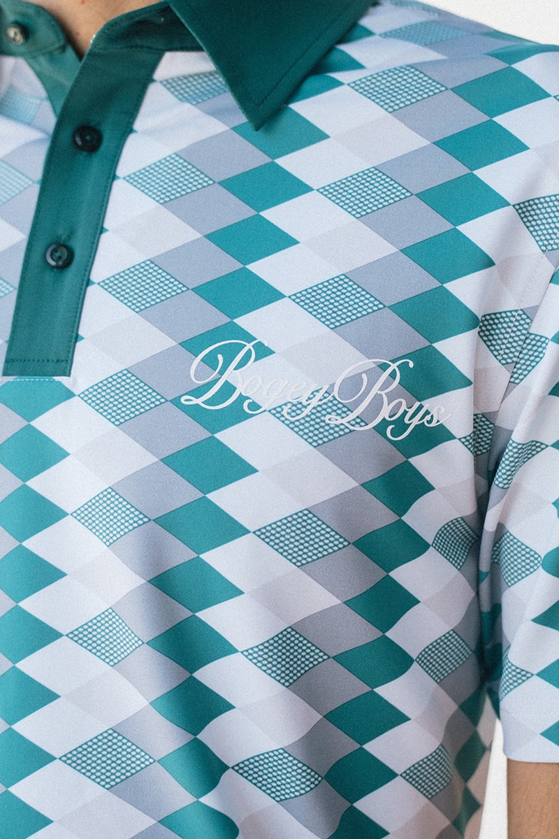 bogey boys holiday 23 collection golf polo long sleeve hat jacket bomber t shirt green brown white pattern