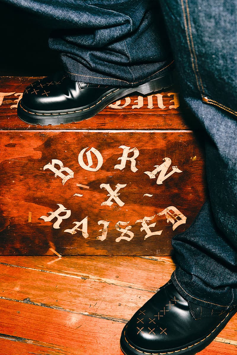 Born X Raised x Dr Marten Retooled 1461 Shoe Release Info