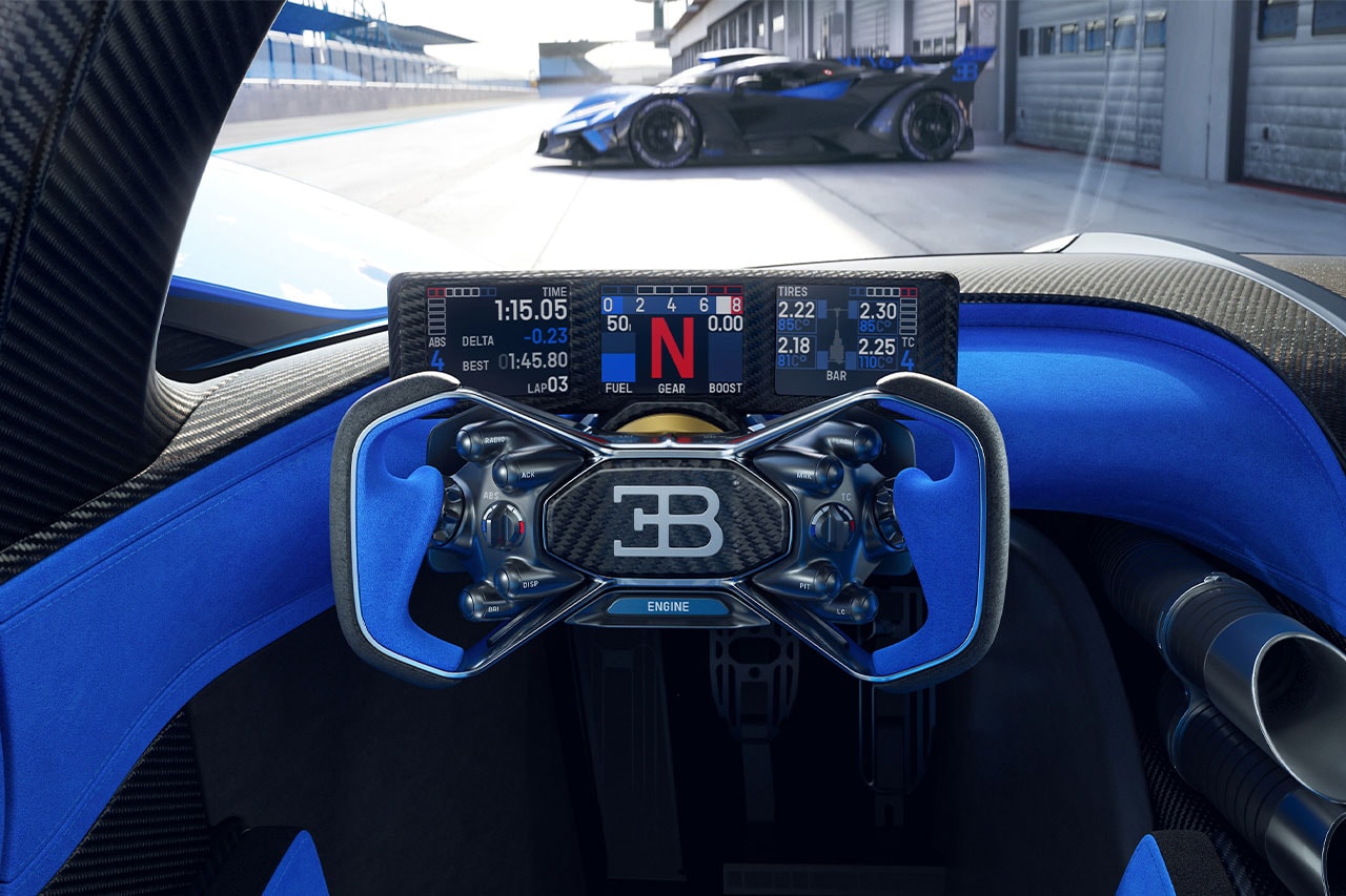 Bugatti Bolide Interior Design Details