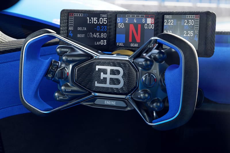 Bugatti Bolide Interior Design Details