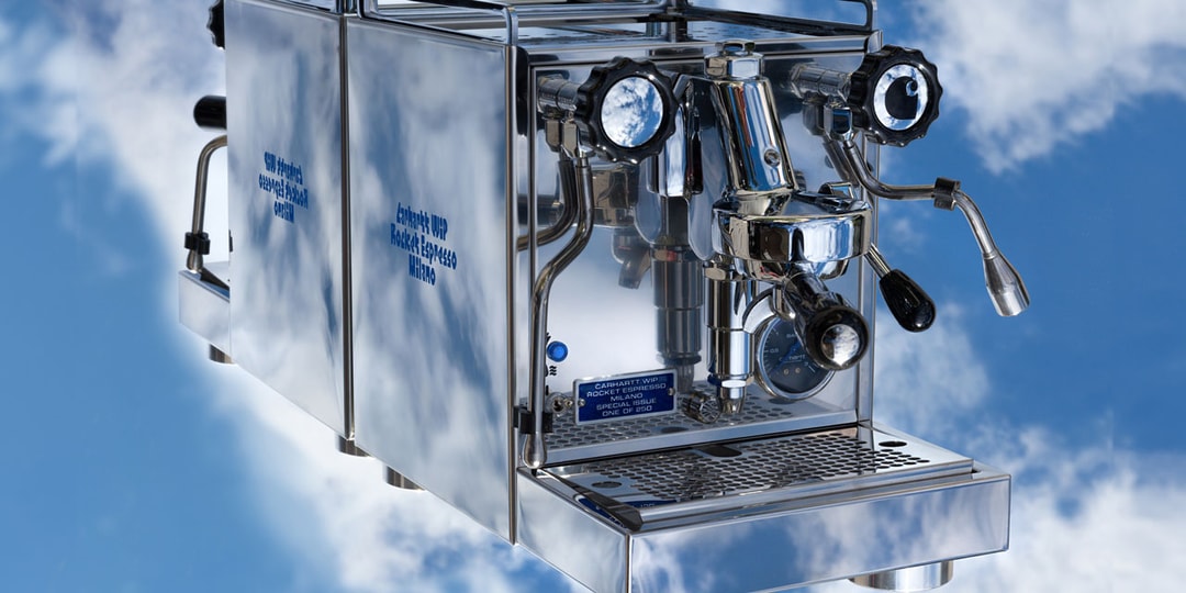 Carhartt WIP Reunites With Rocket Espresso Milano for Chrome Coffee-Making Essentials