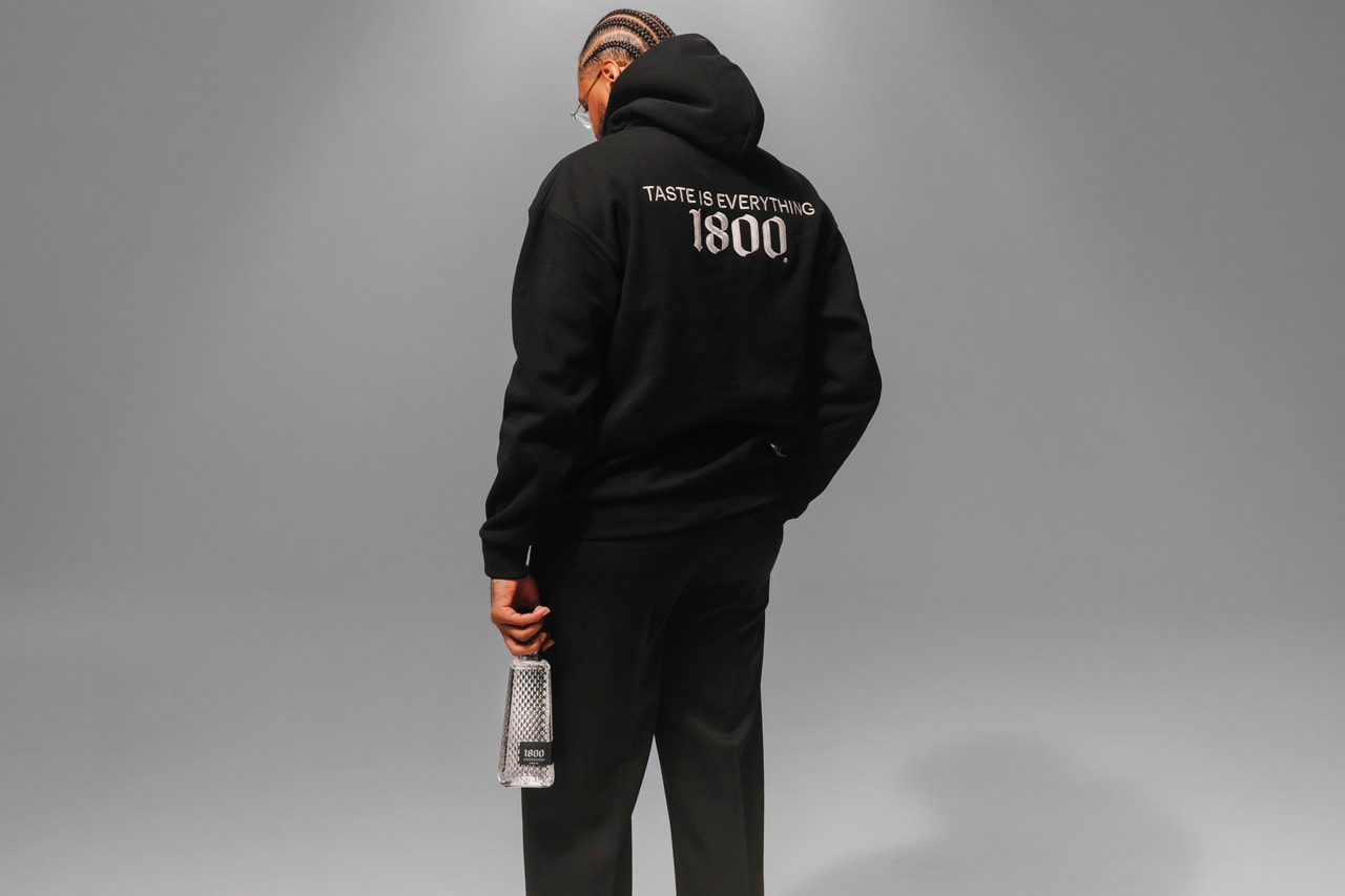 1800 Tequila Taps Carmelo Anthony's STAYME7O for a Crisp Capsule nba nfl collab collection reposado blanco bottle alcohol