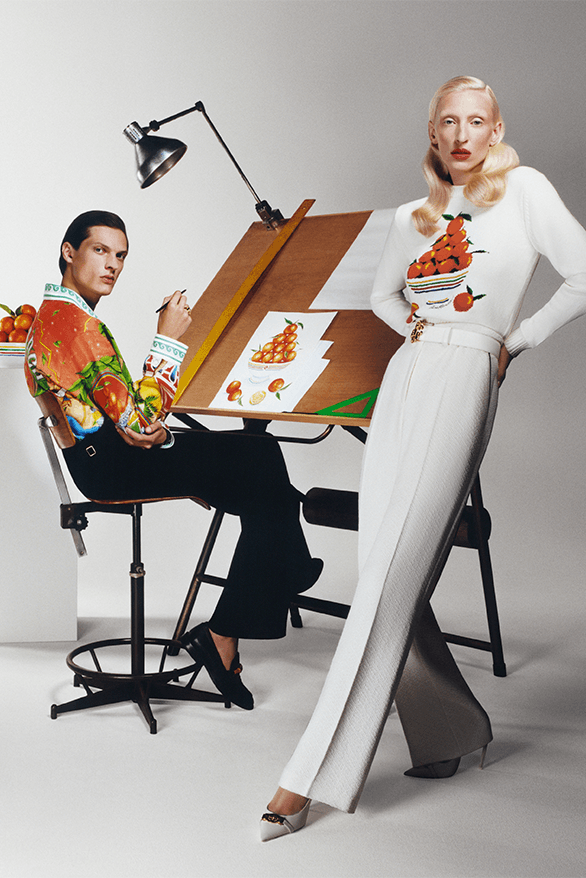 Casablanca prespring 2024 Campaign Charaf Tajer menswear womenswear Paris