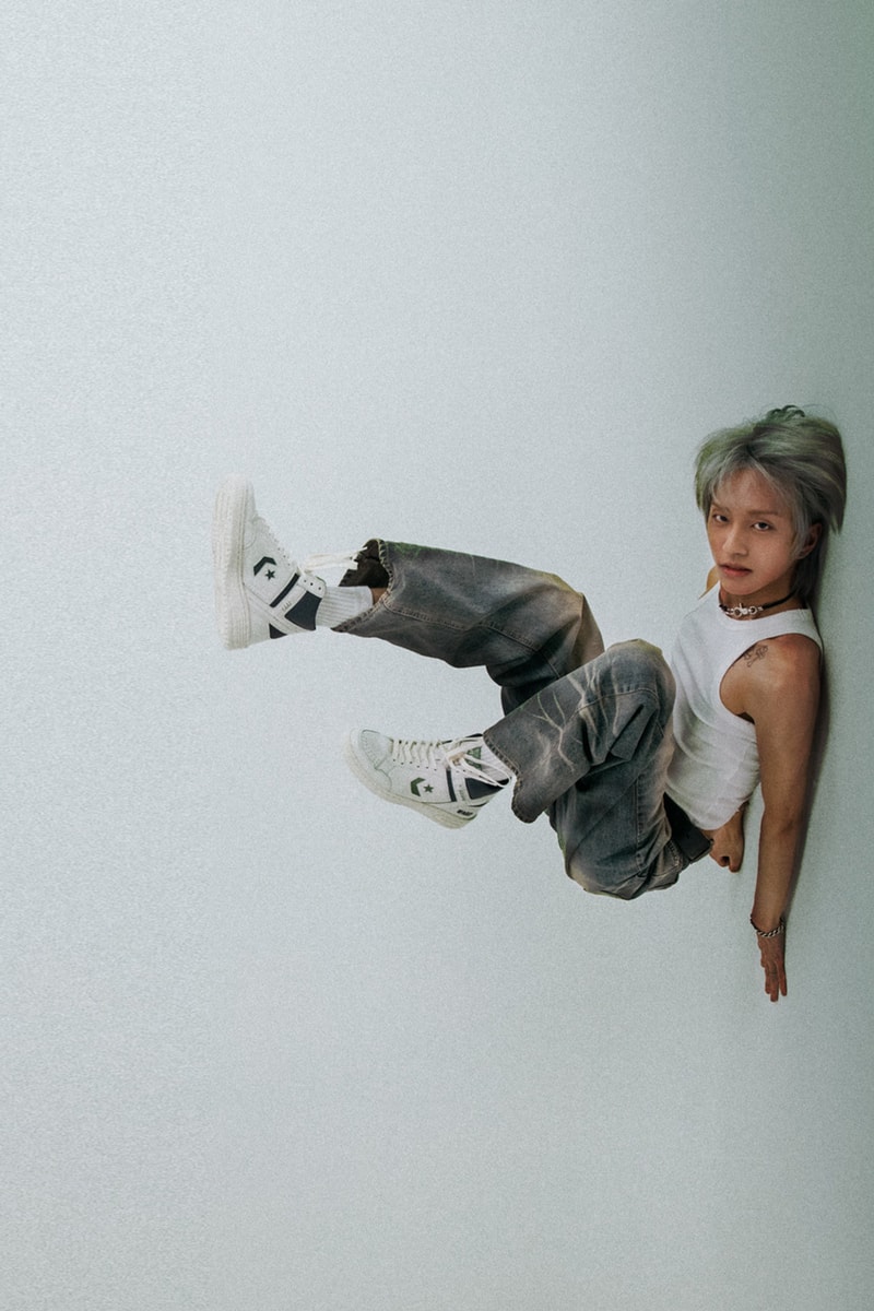 Converse and Kasina Link Up To Revamp the Weapon OG sneaker drop release price collab site dollar usd sneaker model icon basketball 80 online lime egret white leather upper sole chevron green korea retailer streetwear