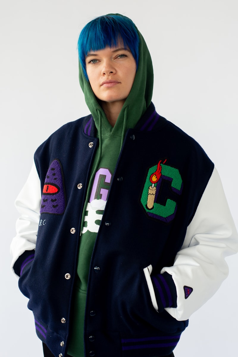 creepz nft overloads end. clothing line invasion reptile cold blooded varsity jacket nfc technology t-shirt streetwear web3 met averse