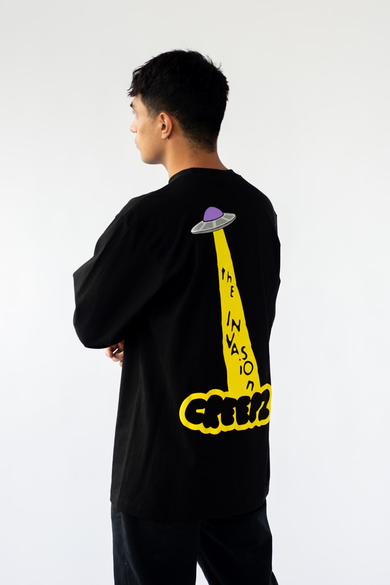 creepz nft overloads end. clothing line invasion reptile cold blooded varsity jacket nfc technology t-shirt streetwear web3 met averse