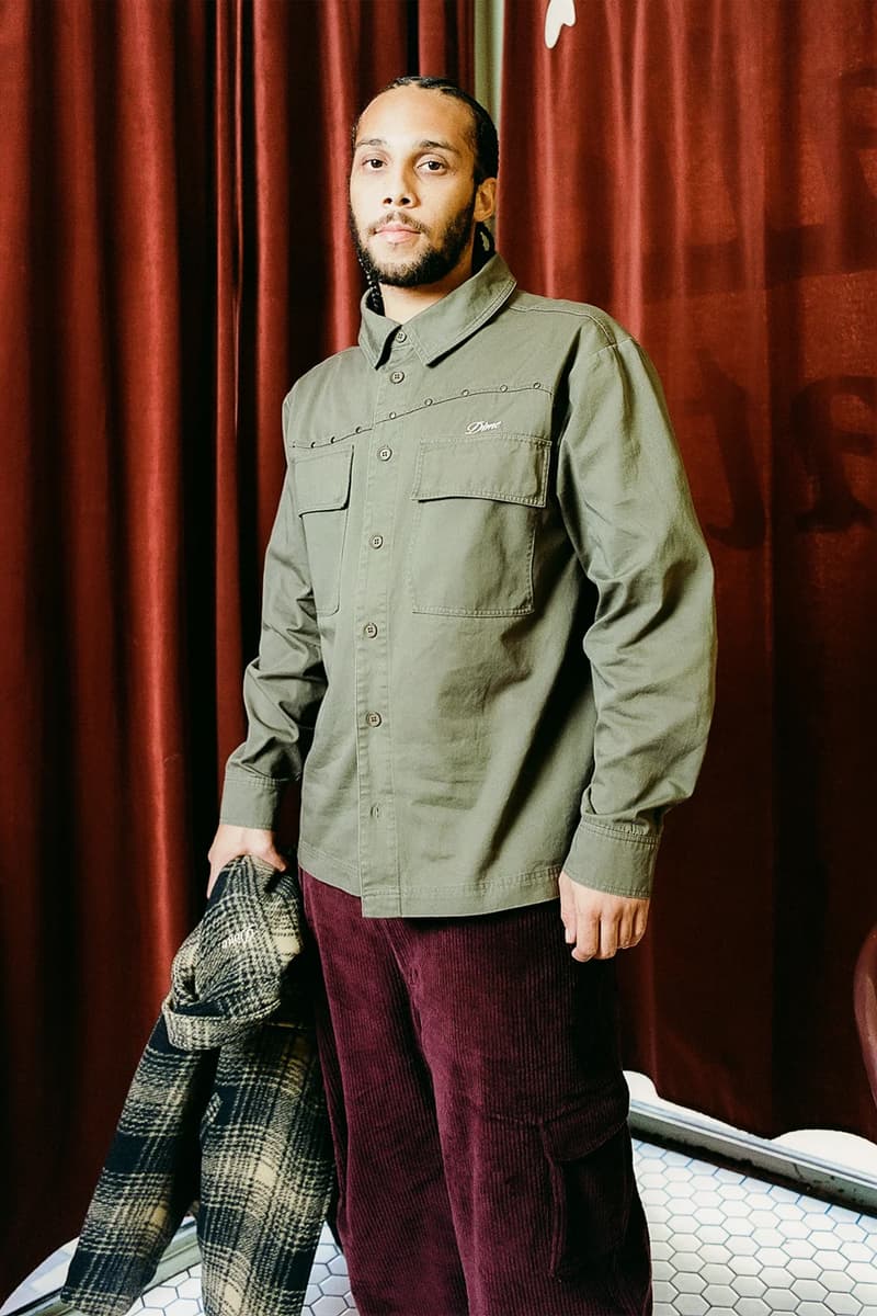 Dime Releases Winter-Ready Staples for Holiday 2023 plaid jackets puffer jackets corduroy pants fleece jackets wavy sweater montreal canadian streetwear skatewear brand