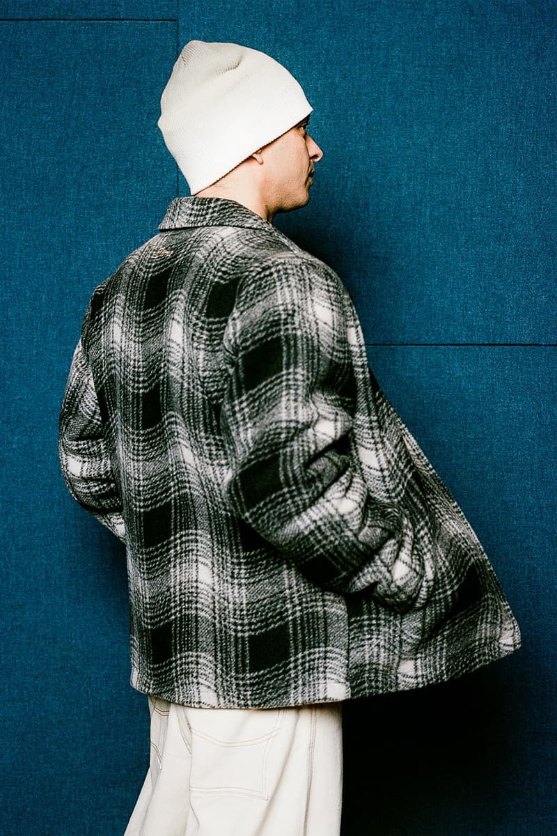 Dime Releases Winter-Ready Staples for Holiday 2023 plaid jackets puffer jackets corduroy pants fleece jackets wavy sweater montreal canadian streetwear skatewear brand