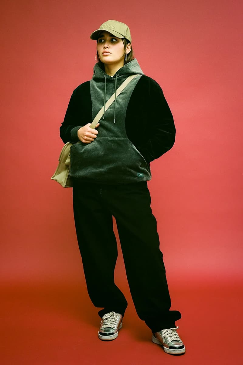Dime Releases Winter-Ready Staples for Holiday 2023 plaid jackets puffer jackets corduroy pants fleece jackets wavy sweater montreal canadian streetwear skatewear brand