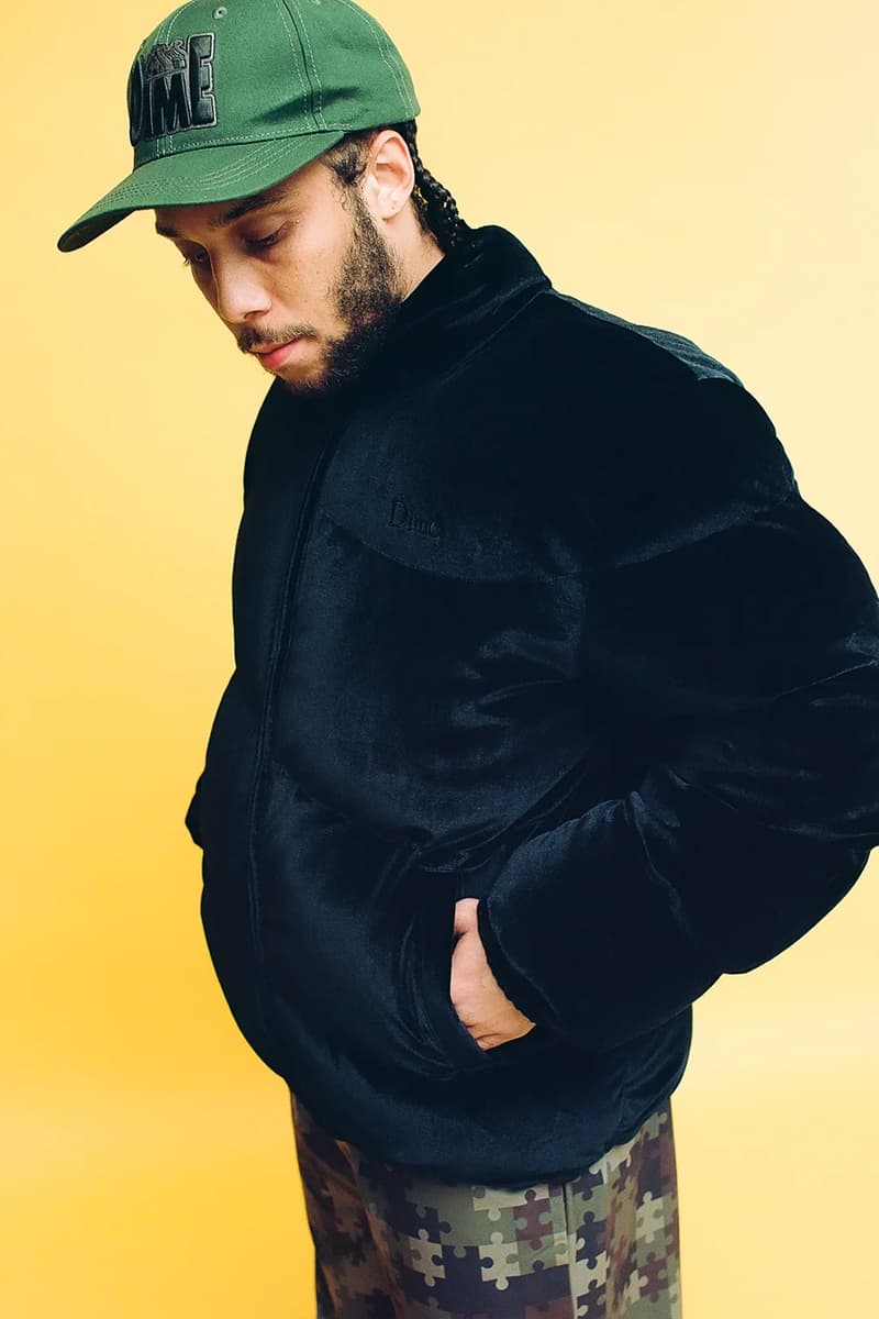 Dime Releases Winter-Ready Staples for Holiday 2023 plaid jackets puffer jackets corduroy pants fleece jackets wavy sweater montreal canadian streetwear skatewear brand