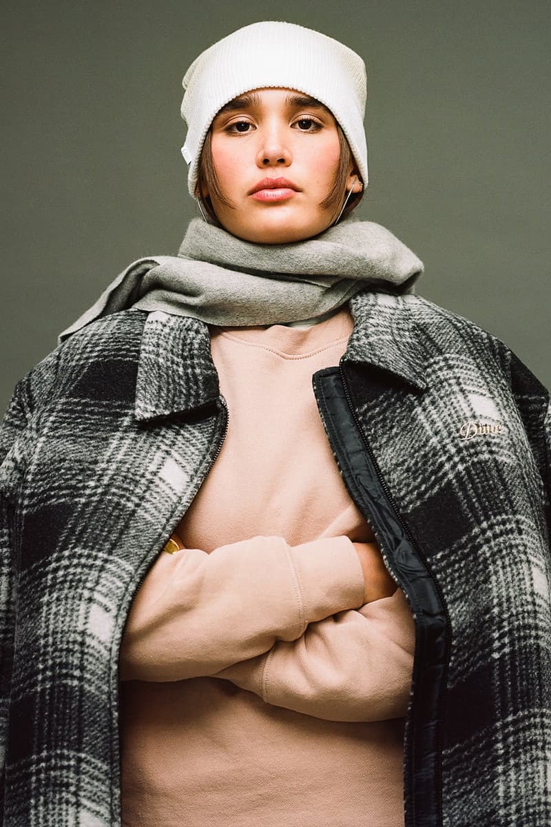 Dime Releases Winter-Ready Staples for Holiday 2023 plaid jackets puffer jackets corduroy pants fleece jackets wavy sweater montreal canadian streetwear skatewear brand