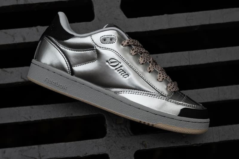 Dime Drops Reebok Club C Revenge Pack Release info silver metallic gray sand astro dust light sand gold metallic skate shoes flat club c bulc