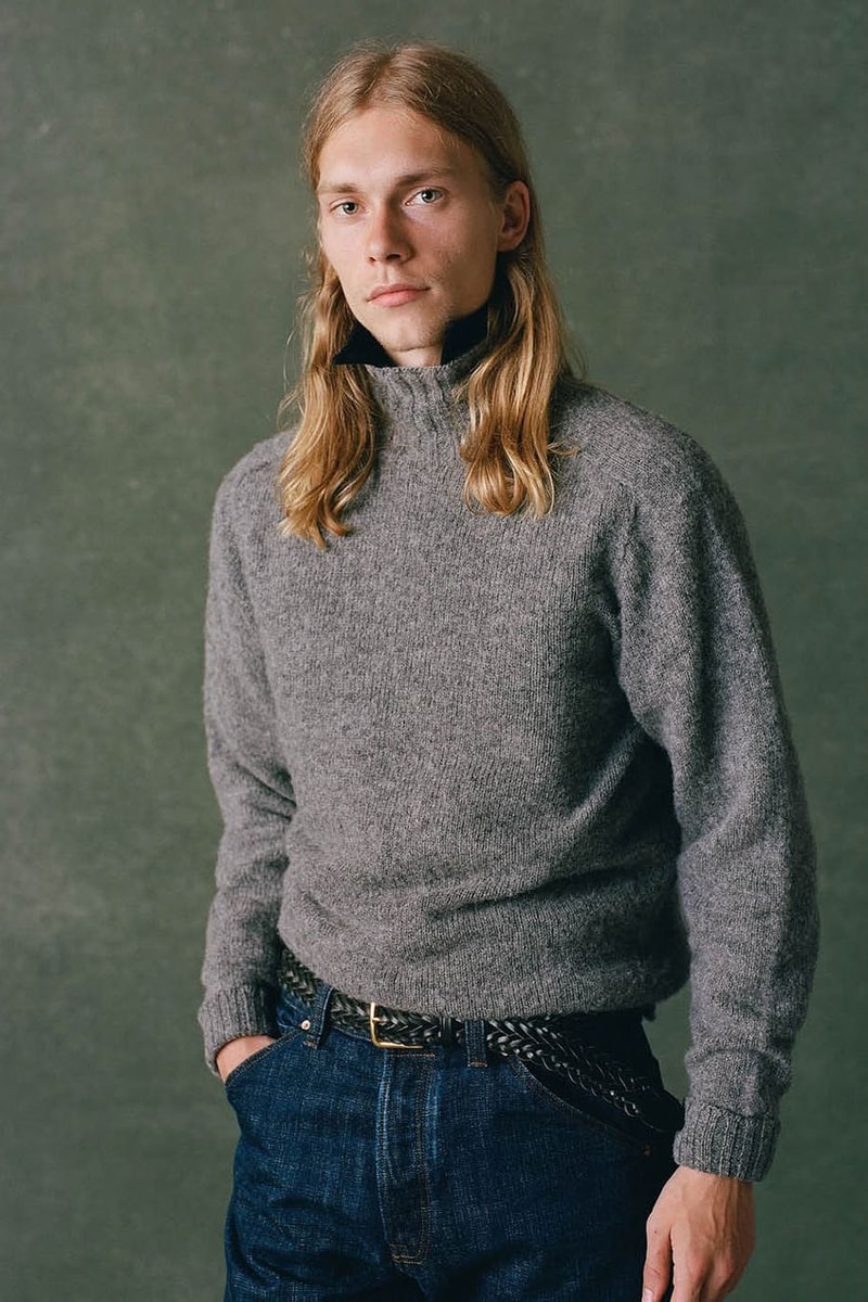 Drake's Fall Winter 2023 Clothing Lookbook Campaign Imagery Knitwear Outerwear London UK Savile Row clothsurgeon Streetwear