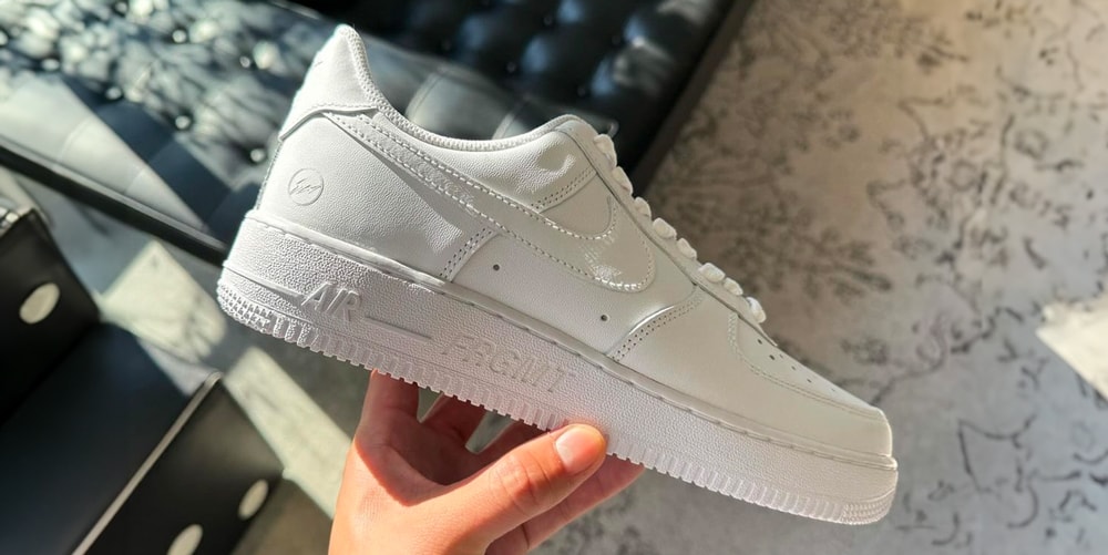 First Look at the fragment design x Nike Air Force 1 Low "White"