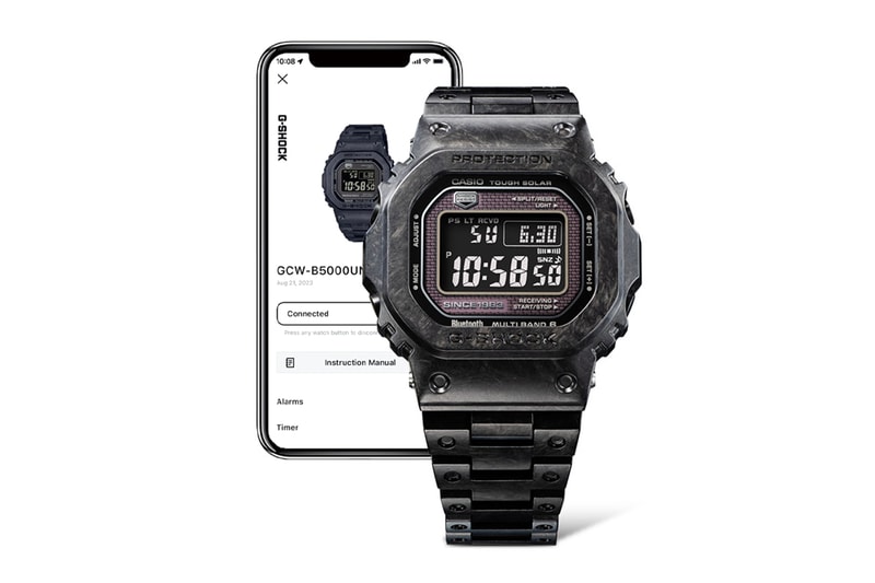 G-SHOCK GCW-B5000UN 40th Anniversary Carbon Edition GCW-B5000UN-1  GCW-B5000UN-6 Release Info