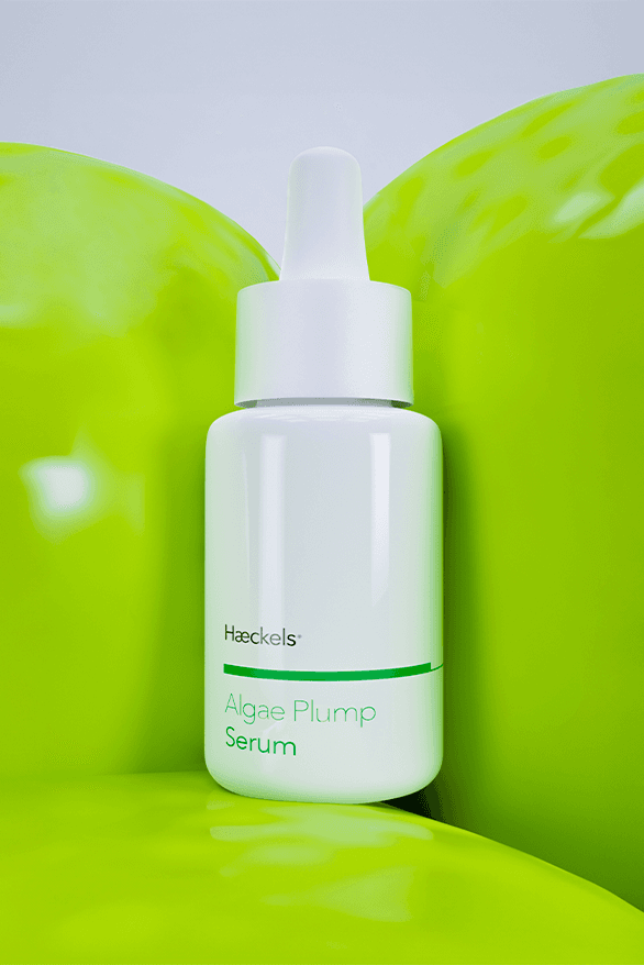 Haeckels Algae Plump Campaign Release Information details date skincare mens womens London uk