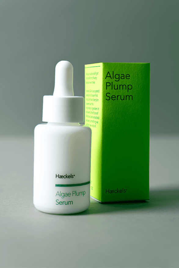 Haeckels Algae Plump Campaign Release Information details date skincare mens womens London uk