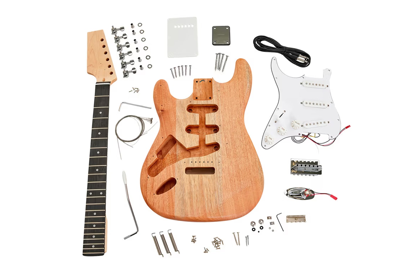 Harley Benton DIY Wooden Guitar Kits launch details bass electric acoustic fretboard specs tech build your own musical instrument